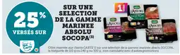 U Express SUR UNE SELECTION DE LA GAMME MARINEE ABSOLU SOCOPA offre
