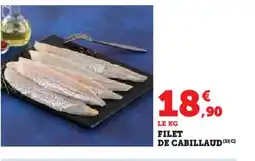 Super U Filet de cabillaud offre
