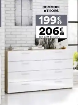 BUT Commode 8 tiroirs offre