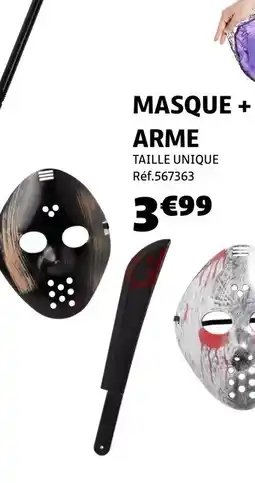 Gifi Masque + arme offre