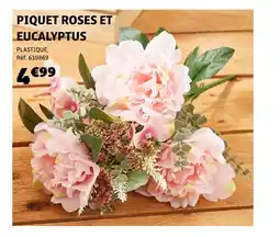 Gifi Piquet roses et eucalyptus offre