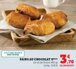 U Express Pains au chocolat u offre