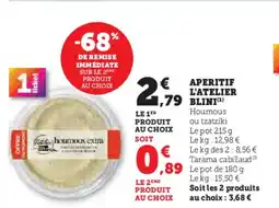 U Express Aperitif l'atelier blini offre