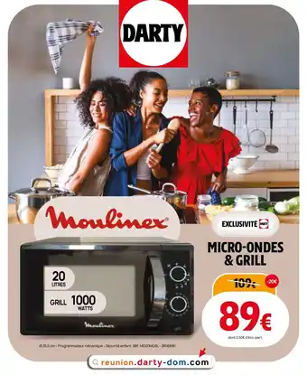 Darty MOULINEX Micro-ondes & grill offre