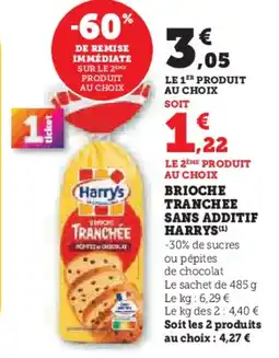 U Express Brioche tranchee sans additif harrys offre