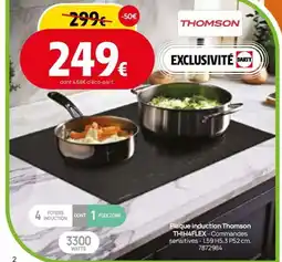 Darty THOMSON Plaque induction THIH4FLEX offre