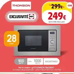 Darty THOMSON Micro-ondes + gril TBIG281XC offre