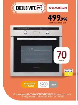 Darty THOMSON Four encastrable TMFP701IX2 offre