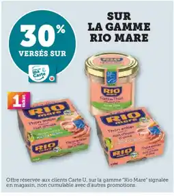 U Express SUR LA GAMME RIO MARE offre