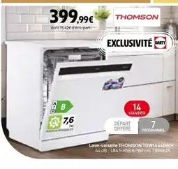 Darty THOMSON Lave-vaiselle TDW1444BWH- offre