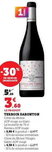 U Express Terroir daronton offre