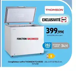 Darty Congélateur coffreTHOMSON TCH303E offre