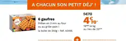 Picard 6 gaufres offre
