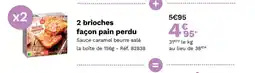 Picard 2 brioches façon pain perdu offre
