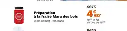 Picard Préparation à la fraise Mara des bois offre