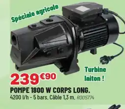 Brico Pro Pompe 1800 w corps long offre