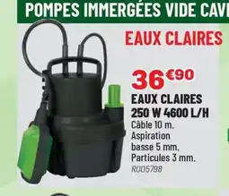 Brico Pro Eaux claires 250 w 4600 l/h offre