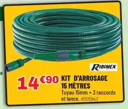 Brico Pro RIBIMEX Kit d'arrosage 15 mètres offre
