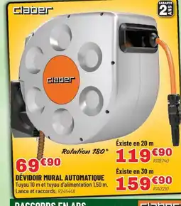 Brico Pro Dévidoir mural automatique offre