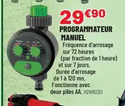 Brico Pro Programmateur manuel offre