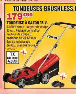 Brico Pro Tondeuse à gazon 18 v offre