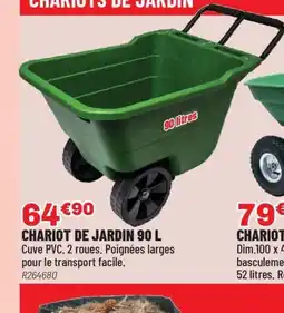 Brico Pro Chariot de jardin offre