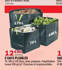Brico Pro 3 sacs pliables offre