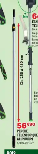 Brico Pro Perche télescopique aluminium offre