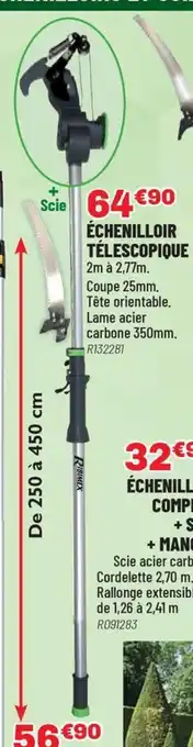 Brico Pro Échenilloir télescopique offre