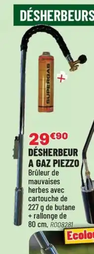 Brico Pro Désherbeur a gaz piezzo offre