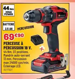 Brico Pro Perceuse à percussion 18 v offre