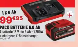 Brico Pro Pack batterie 6.0 ah offre