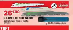 Brico Pro 5 lames de scie sabre offre