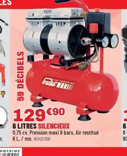 Brico Pro 6 litres silencieux offre