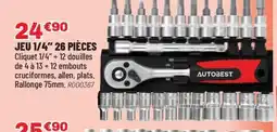 Brico Pro Jeu 1/4" 26 pièces offre