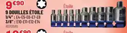 Brico Pro 9 douilles étoile offre