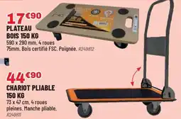 Brico Pro Chariot pliable offre