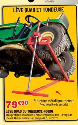 Brico Pro Lève quad ou tondeuse offre