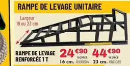 Brico Pro Rampe de levage unitaire offre