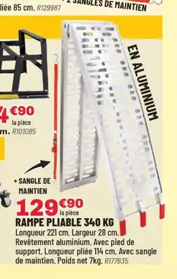 Brico Pro Rampe pliable offre