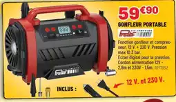Brico Pro Gonfleur portable offre