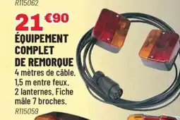 Brico Pro Équipement complet de remorque offre