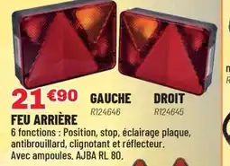 Brico Pro Feu arrière offre