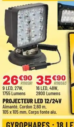 Brico Pro Projecteur led 12/24v offre
