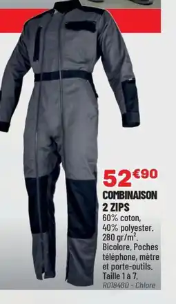 Brico Pro Combinaison 2 zips offre