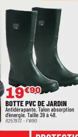 Brico Pro Botte pvc de jardin offre