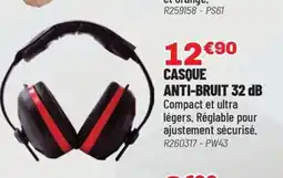 Brico Pro Casque anti-bruit 32 db offre