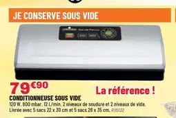 Brico Pro Conditionneuse sous vide offre