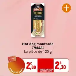 Coccimarket Hot dog moutarde charal offre