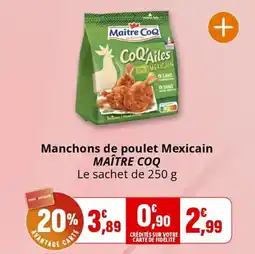 Coccimarket Manchons de poulet mexicain maître coq offre